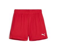 PUMA - teamGOAL Shorts Wmns, Pantalones Cortos de Punto Adultos Unisex, PUMA Red-PUMA White, 705754
