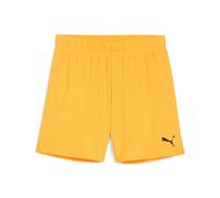 PUMA - teamGOAL Shorts Wmns, Pantalones Cortos de Punto Adultos Unisex, Sun Stream-PUMA Black, 705754