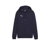 PUMA teamGOAL Casuals Hoody Wmn Jersey, Mujer, Azul Marino Blanco, M