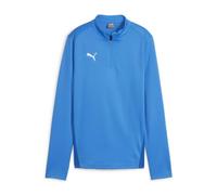 PUMA Camiseta funcional 'TeamGoal' azul oscuro / blanco S azul oscuro / blanco