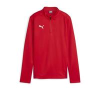 PUMA teamGOAL Training 1/4 Zip Sweatshirt Damen rotweissrot XL