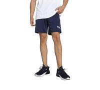 PUMA - teamGOAL Training Short, Pantalones Cortos de Punto Adultos Unisex, PUMA Navy-PUMA White-Persian Blue, 658643