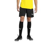 PUMA - teamGOAL Training Short, Pantalones Cortos de Punto Adultos Unisex, PUMA Black-PUMA White-Flat Dark Gray, 658643