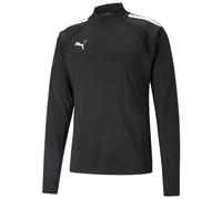 Puma Teamliga 1/4 Zip Sudadera De Entrenamiento Para Hombre Negra Nueva