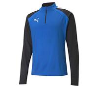 Puma TeamLIGA 1/4 Zip Top, Electric Blue Lemonade Black-Linterna, L para Hombre