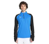 Puma teamLIGA 14 Zip Top Camiseta de Fútbol, Hombre, Azul (Electric Blue Lemonade/Puma Black), M