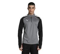 Puma teamLIGA 14 Zip Top Camiseta de Fútbol, Hombre, Gris (Smoked Pearl/Puma White), S