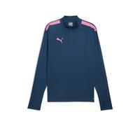 Puma teamLIGA 14 Zip Top Camiseta de Fútbol, Hombre, Gris (Smoked Pearl/Puma White), XL