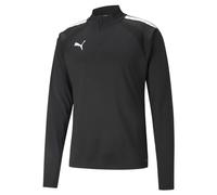 Puma teamLIGA 14 Zip Top Camiseta de Fútbol, Hombre, Negro (Puma Black/Puma White), XL