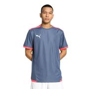 PUMA Teamliga Jersey Camiseta de fútbol, Hombre, Inky Blue-Fire Orchid, S