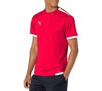 PUMA Teamliga Jersey Camiseta, Red Blanco, L Hombres