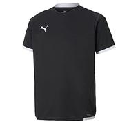 Puma - Camiseta Team LIGA m/c Niño, Unisex, Black-White, 140 cm