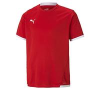 Puma - Camiseta oficial Team LIGA m/c Niño, Unisex, Red-White, 140 cm