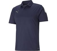 PUMA Teamliga Polo de Entrenamiento para Hombre, Blanco (Peacoat/Puma White), Medium