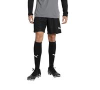 Puma Teamliga Shorts Pantalones cortos, Black-White, M Hombre