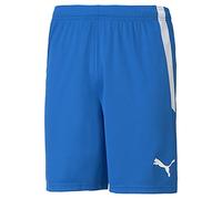 PUMA Teamliga Shorts Pantalones Cortos, Electric Blue Lemonade White, M Hombres