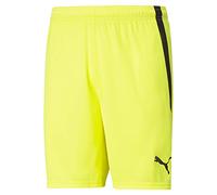Puma Teamliga Shorts Pantalones cortos, Fluo Yellow-Bla, L Unisex adulto