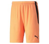 Puma Teamliga Shorts Pantalones cortos, Neon Citrus Black, XL Hombre