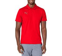 Puma Teamliga Sideline Polo para Hombre, Color Rojo y Blanco, Talla XL, Rojo/Blanco, XL