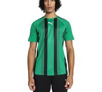 PUMA Teamliga Striped Jersey Shirt, Pepper Green-puma Black-puma White, M Hombre