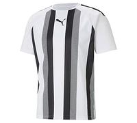 PUMA Teamliga Striped Jersey Shirt, Puma White-puma Black, S Hombre