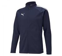 PUMA Teamliga Training Jacket Hombre, Peacoat-Puma White, M