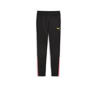 PUMA teamLIGA Training Pants Jr Pantalones de Punto, Black-Sun Stream, 164 Unisex niños