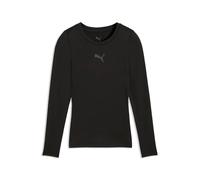 PUMA teamLIGA26 Baselayer tee LS Jr, 164, Negro