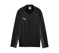 PUMA teamLIGA26 - Chaqueta de entrenamiento Jr, 116, negro, blanco, gris oscuro plano
