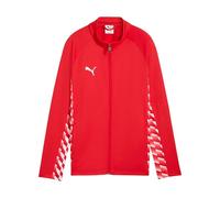 PUMA teamLIGA26 - Chaqueta de entrenamiento Jr, 140, rojo, blanco y rojo