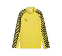 PUMA teamLIGA26 - Chaquetas de Entrenamiento con Cremallera de 1/4, 164, Amarillo, Negro y Negro