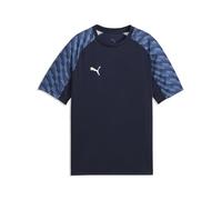 PUMA teamLIGA26 Jersey Jr, 140, Azul Marino Blanco-Azul Horizonte