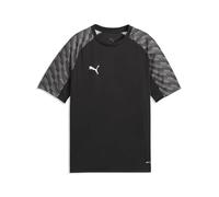 PUMA teamLIGA26 Jersey Jr, 140, Negro, Blanco, Gris Oscuro Plano