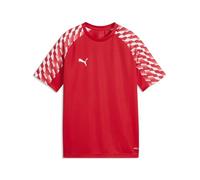 PUMA teamLIGA26 Jersey Jr, 140, Rojo, Blanco y Rojo