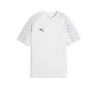 PUMA teamLIGA26 Jersey Jr, 164, Blanco, Negro-Plano, Gris Claro