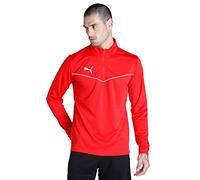 PUMA Teamrise 1/4 Zip Top Camiseta, Hombre, Puma Red-Puma White, XL