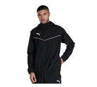 PUMA Teamrise All Weather - Chaqueta Deportiva para Hombre, Puma Black-puma White, XL