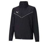 Puma Chaqueta Teamrise All Weather Jkt Jr – Unisex niños – Puma Black/Puma White – 164
