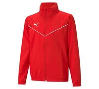 PUMA Teamrise All Weather Jkt Jr Chaqueta, Unisex niños, Puma Red-Puma White, 152