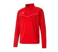 PUMA teamRISE Halfzip Sweatshirt rotweiss S