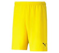 PUMA Teamrise Short Jr, Pantalón Corto Unisex Bebé, Multicolor (cyber Yellow/black), 12 Años