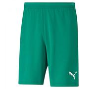PUMA teamRISE Short Jr, Pantalón Corto Unisex Bebé, Multicolor (Pepper Green/White), 140