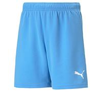 PUMA Teamrise Short Jr - Pantalón Corto Unisex niños, Multicolor (Team Light Blue/White), 6 años