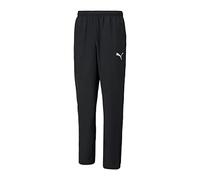 Puma teamRISE Sideline - Pantalones de chándal (Talla L), Color Blanco y Negro