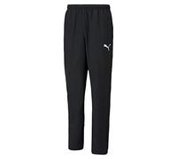 PUMA teamRISE Sideline Pants, Pantalón, Negro (Puma Black-Puma White), M EU