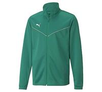 PUMA Teamrise Training Poly Jacket Chaqueta De Entrenamiento, Unisex niños, Pepper Green-Puma White, 116