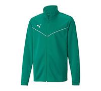 PUMA Teamrise Training Poly Jacket Chaqueta De Entrenamiento, Unisex niños, Pepper Green-Puma White, 152