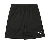PUMA teamRISE Training Shorts Jr Pantalones Cortos, Unisex niños, Black White, 128