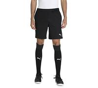 Puma Pantalones cortos de entrenamiento Teamrise Negro/Blanco Hombre L