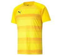 PUMA teamVISION Trikot Kids gelbgelbschwarz 140